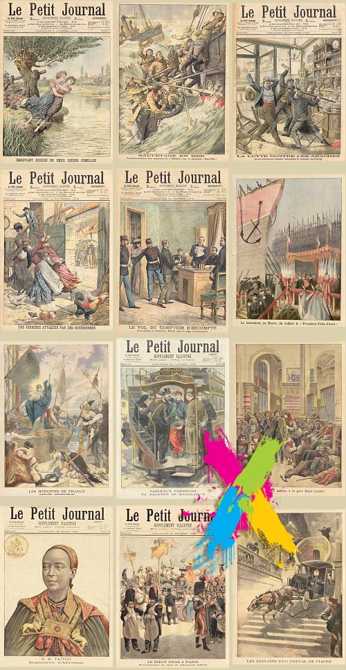Le Petit Journal - Illustrations From History 40xUHQ Scans