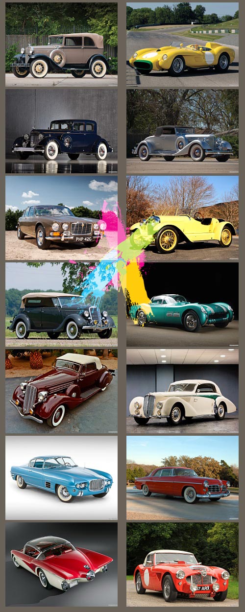 Classic Auto Images- Indexed 1200 JPGs