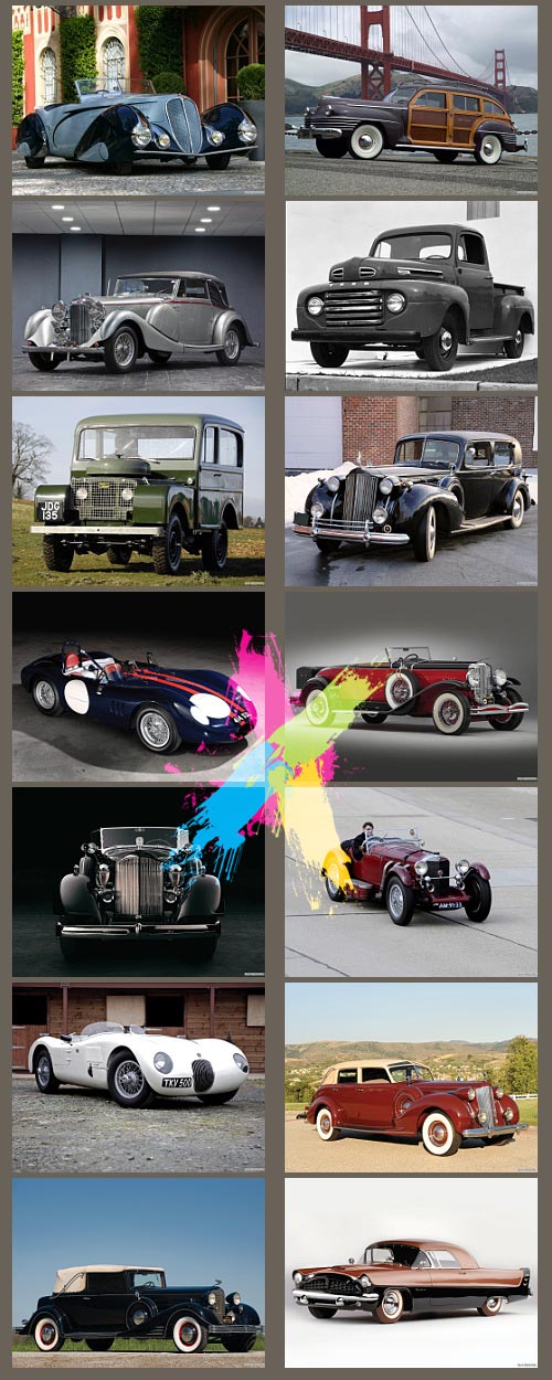 Classic Auto Images- Indexed 1200 JPGs