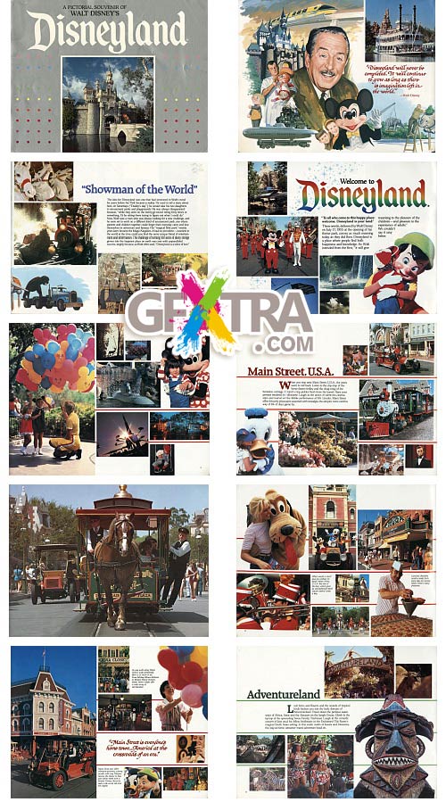 Pictorial Souvenir of Disneyland - Walt Disney Production 1983