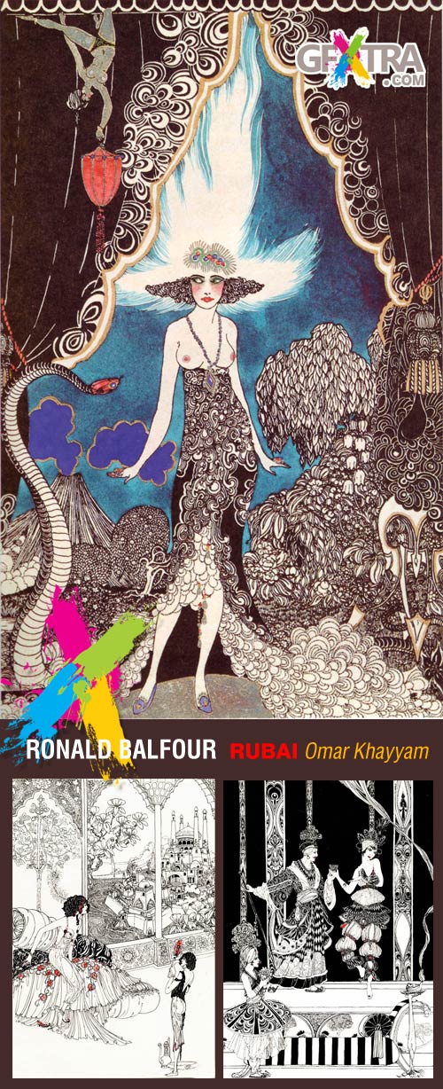 The Rubaiyat of Omar Khayyam - Illustrated by Ronald Balfour