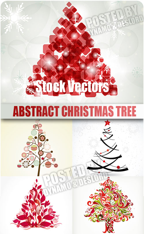 Stock Vectors - Abstract christmas tree