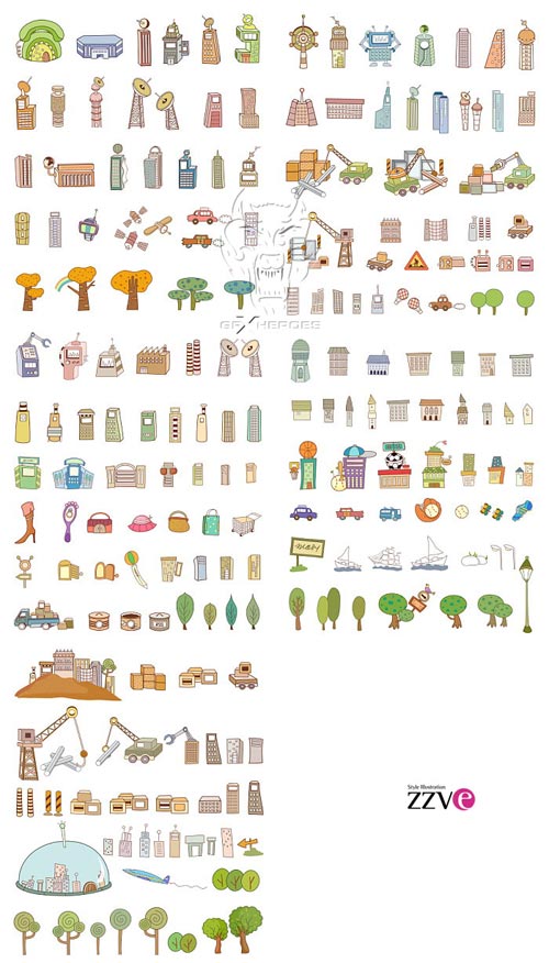 ZZVe 050 Line Art 05 EPS