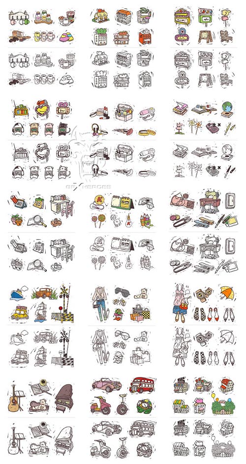 ZZVe 054 Vintage Icon EPS