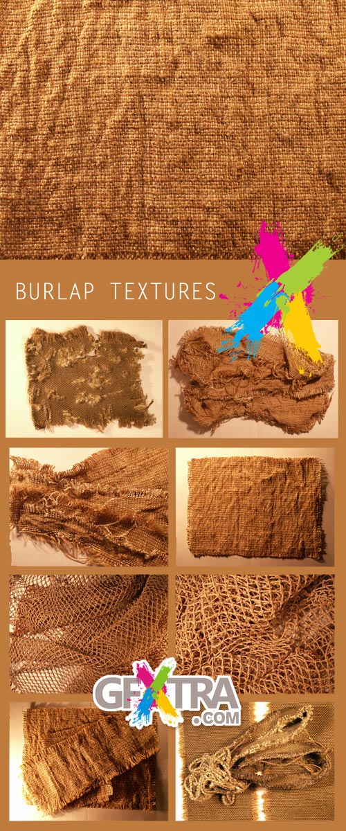 Burlap Textures HQ 40xJPGs