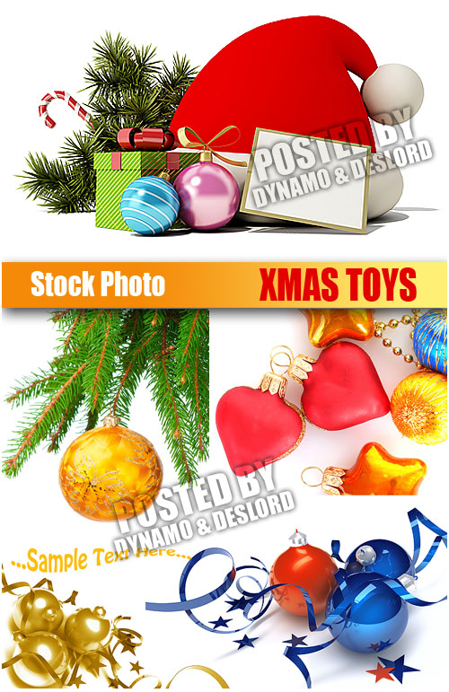 UHQ Stock Photo - Xmas Toys