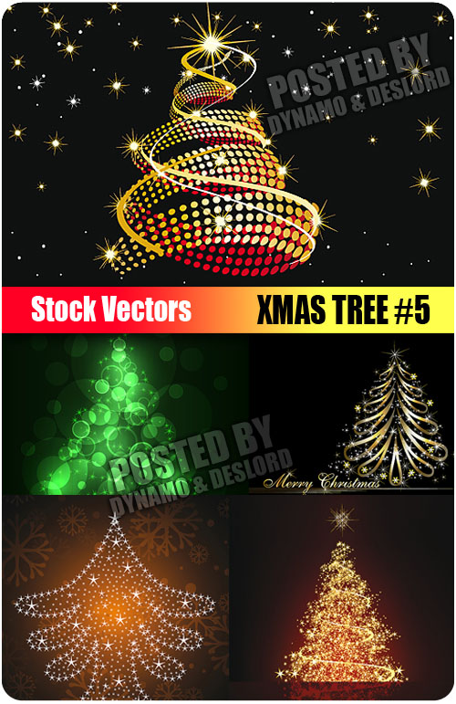 Stock Vectors - Xmas Tree #5