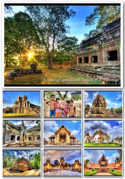 Cambodia and Thailand HDR Wallpapers