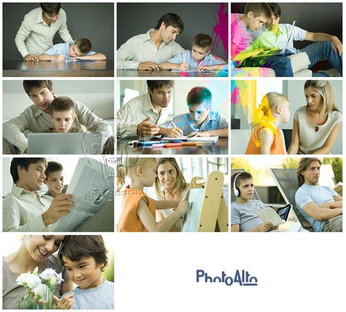 PhotoAlto PA442 Parents & Children