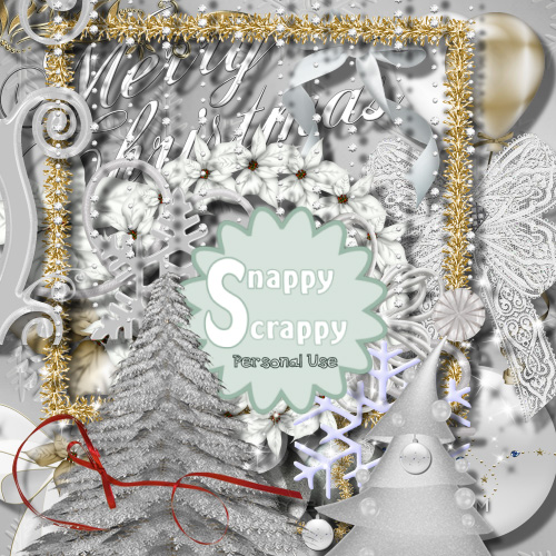 Scrap-collection "Christmas in Silver"
