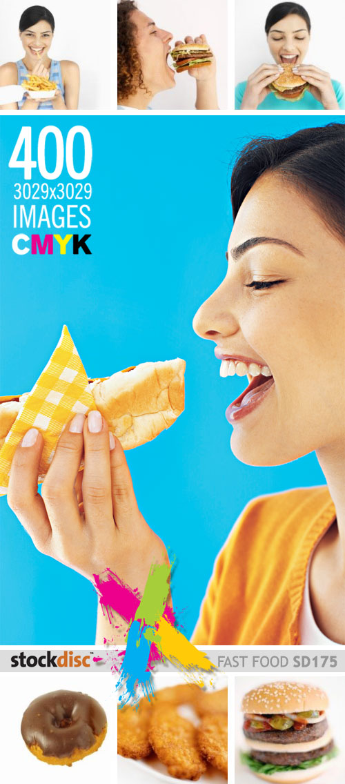 StockDisc SD175 Fast Food - 400 CMYK Images!!!