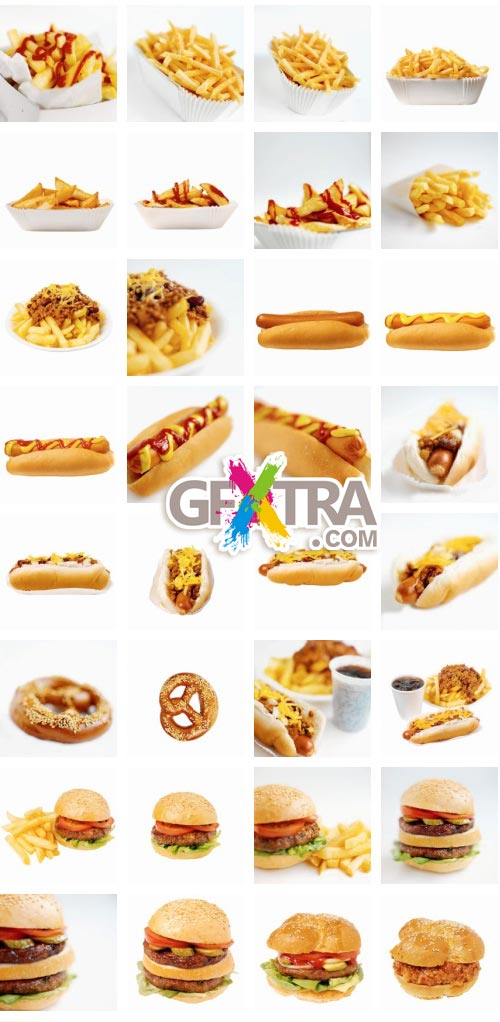 StockDisc SD175 Fast Food - 400 CMYK Images!!!
