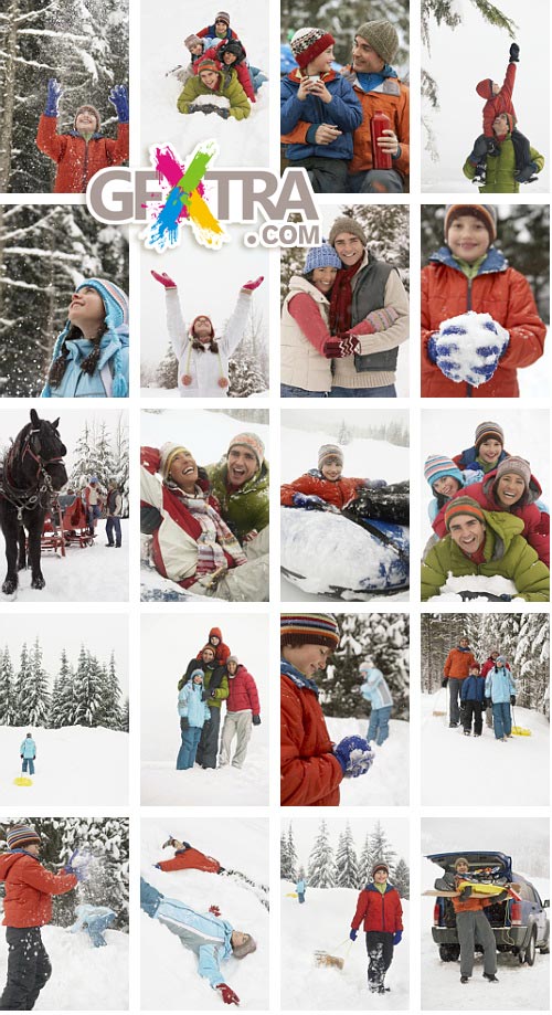 Veer Fancy FAN2019248 Family Snow Time