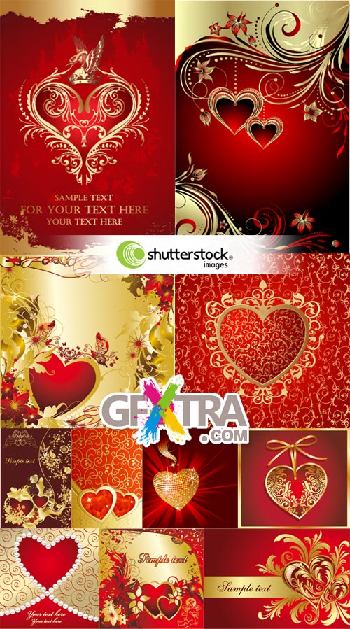 Valentine's Day Vectors I - 60xEPS Shutterstock