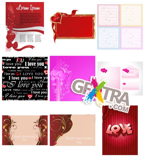 Valentine's Day Vectors III - 69xEPS Shutterstock