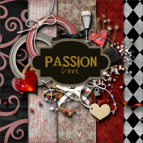 Scrap-collection "Love passion"