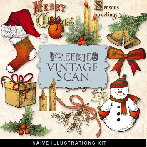 Scrap-collection "Vintage Christmas"