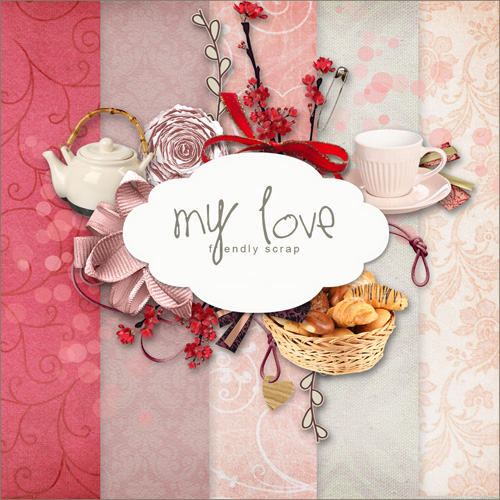 Scrap-collection "My Love"