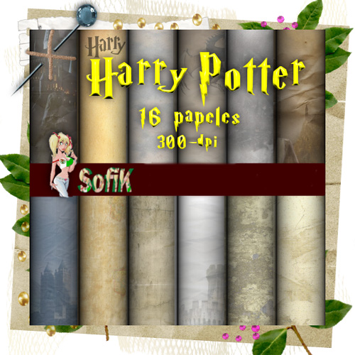 Scrap-a set of "Harry Potter"