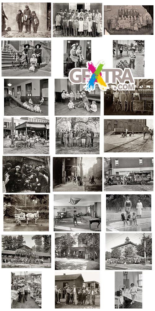 America's Children, 1865-1930 Years, 190 HQ Scans
