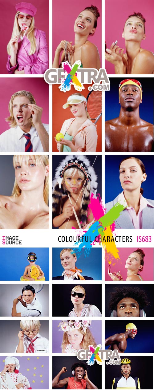Image Source IS683 Colourful Characters