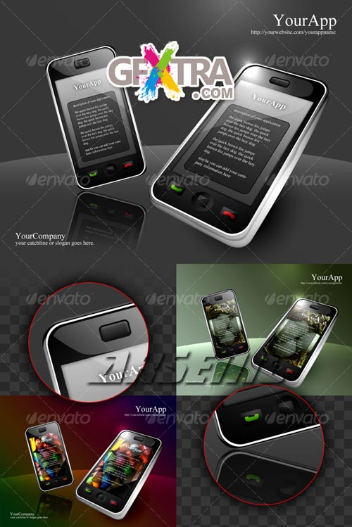 Smart Phone Apps Presentation - Mock-Ups - GraphicRiver