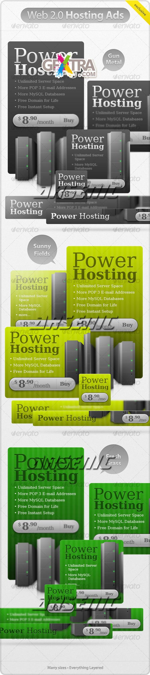 Power Hosting Ads - GraphicRiver - REUPLOADED!