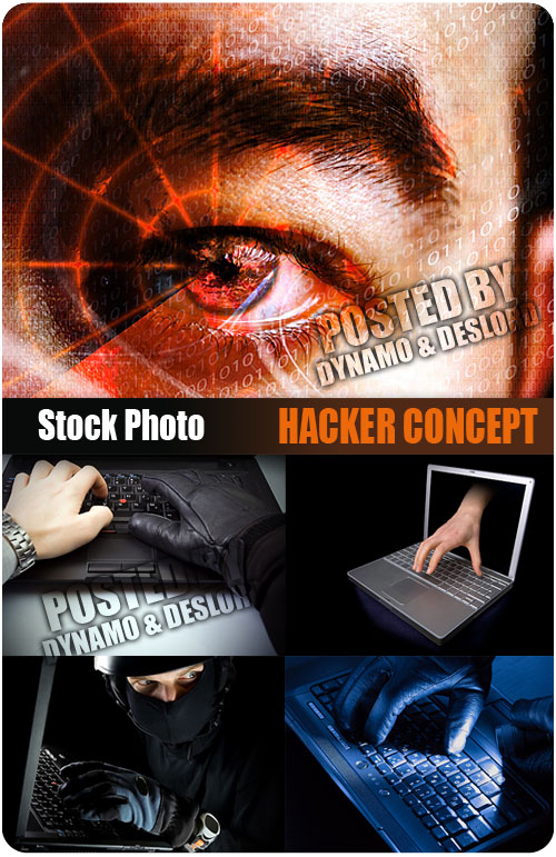 UHQ Stock Photo - Hacker concept