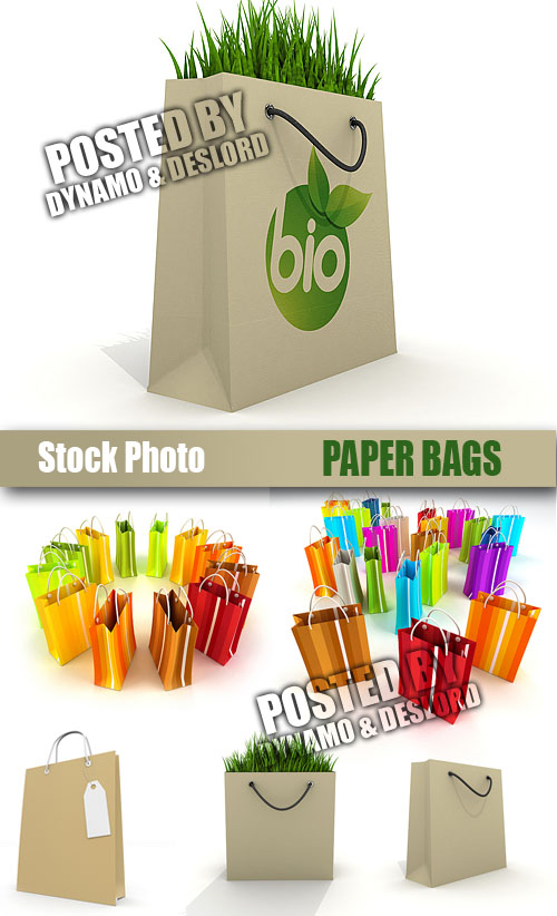 UHQ Stock Photo - Paper Bags