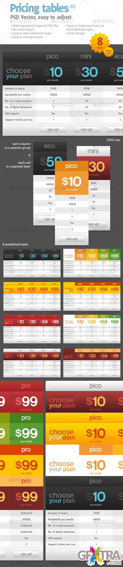 Pricing Table#1 - GraphicRiver - REUPLOADED!