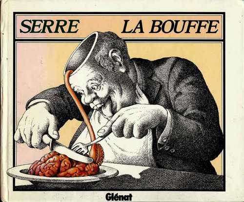 Album Caricature Claude Serre  - The food