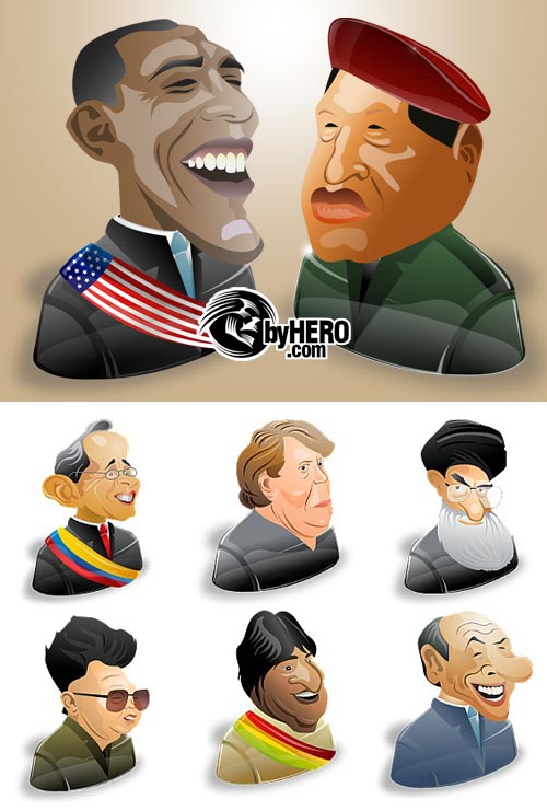 Popular President Icons, AI