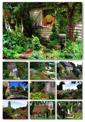 Nature Garden House - HD Wallpapers