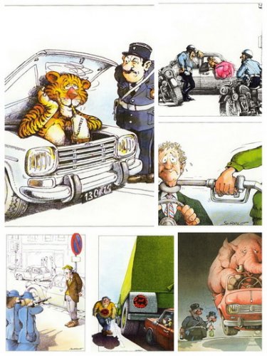 Album Caricature Claude Serre  - Cars