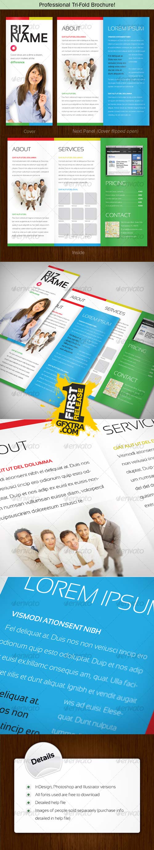Tri Fold Brochure - GraphicRiver - REUPLOADED!