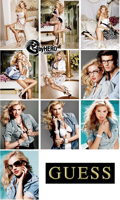 Guess Spring-Summer 2011 Accessories, Kate Upton
