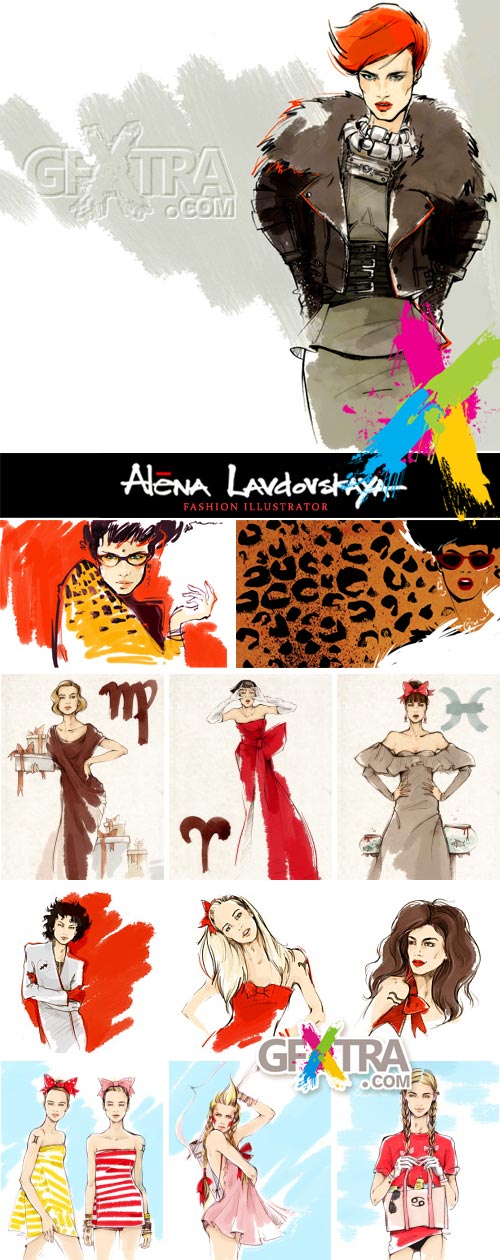 Alena Lavdovskaya - Fashion Ilustrator