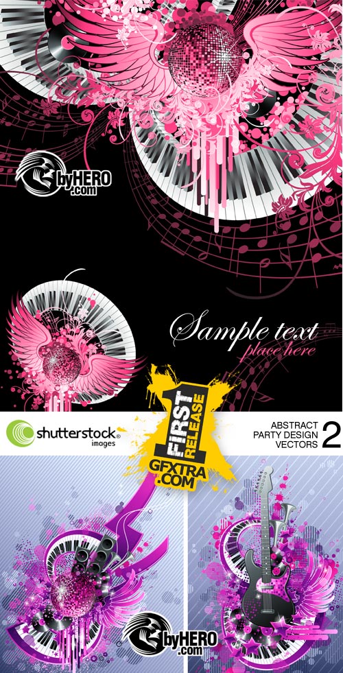Abstract Party Design Vectors - 2, 4xEPS - Shutterstock