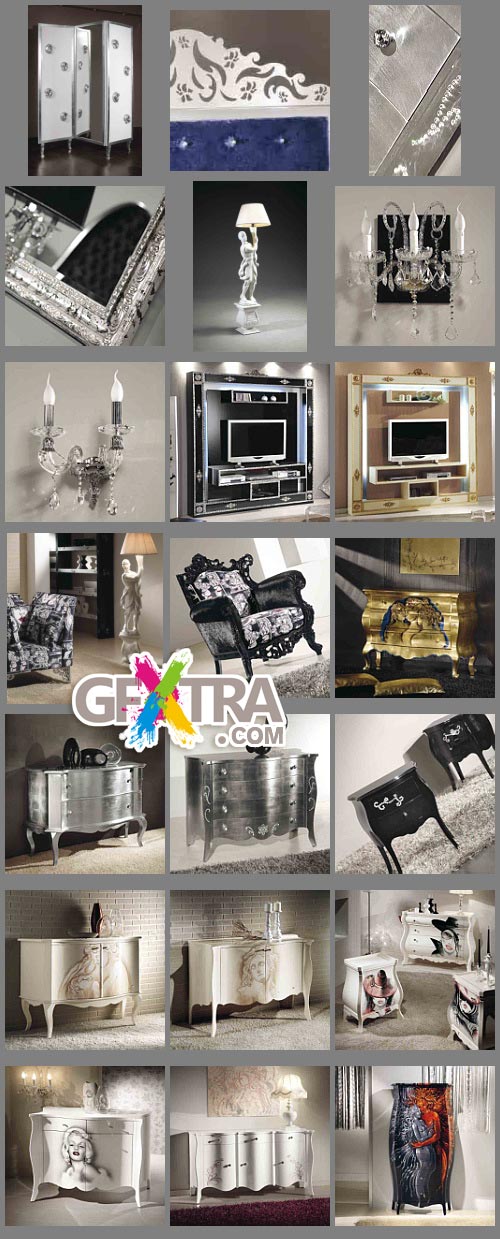 RM Arredamenti Capriccio White - Continuation of a Unique Collection of Furniture, Merging Classical and Modern