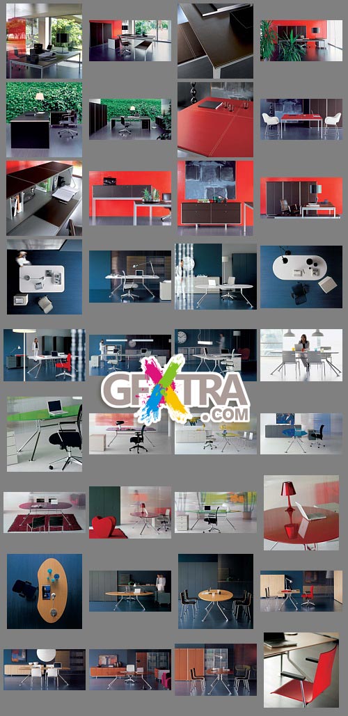 Fantoni - Office Interiors in a Contemporary Style of the Italian Group of Companies