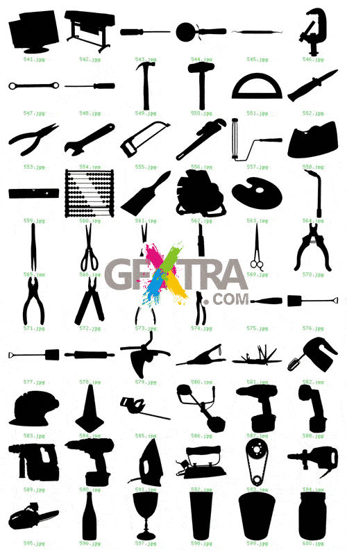 1000 Siluetas - Contemporary Silhouette Designs EPS - REUPLOADED