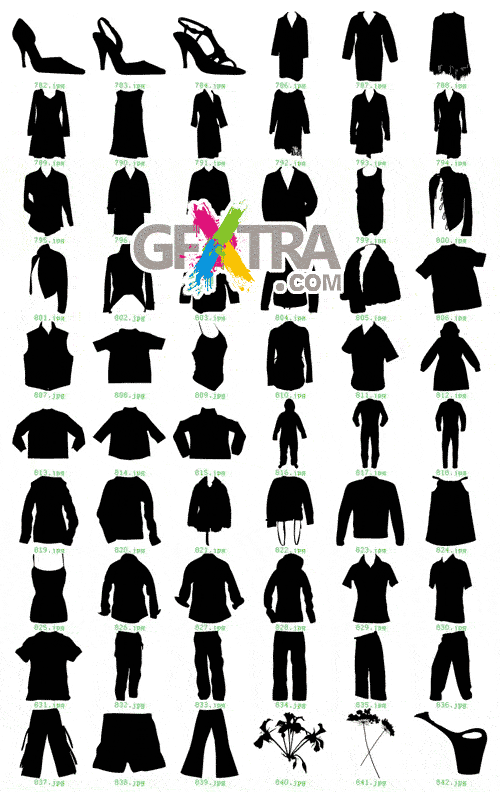 1000 Siluetas - Contemporary Silhouette Designs EPS - REUPLOADED