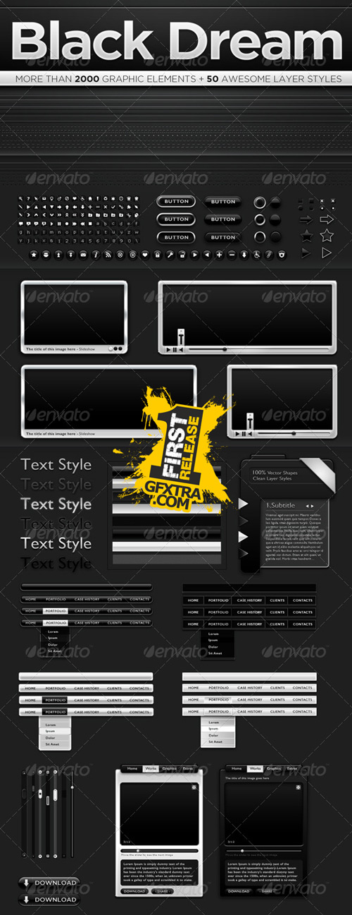 Black Dream - Professional Web Kit - GraphicRiver