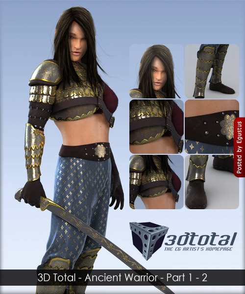 3D Total – Ancient Warrior Character Creation – Part 1 – 2