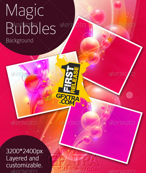 Magic Bubbles Background - GraphicRiver