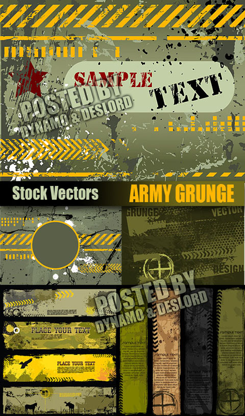 Stock Vectors - Army Grunge