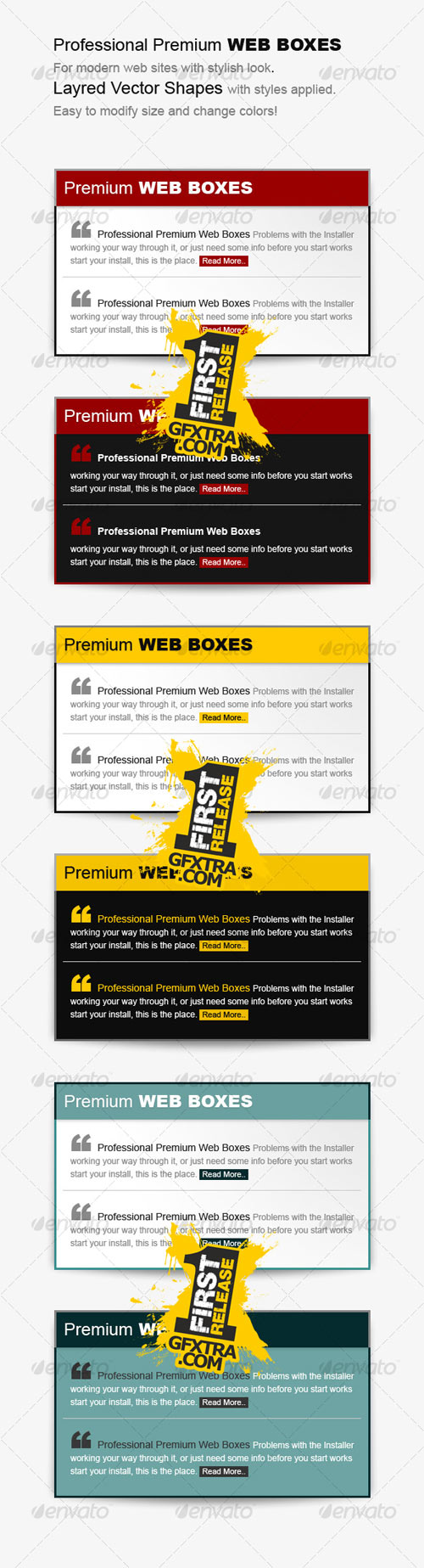 Professional Premium Web Boxes - GraphicRiver