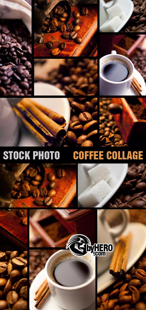 Shutterstock - Coffee Collages 2xJPG