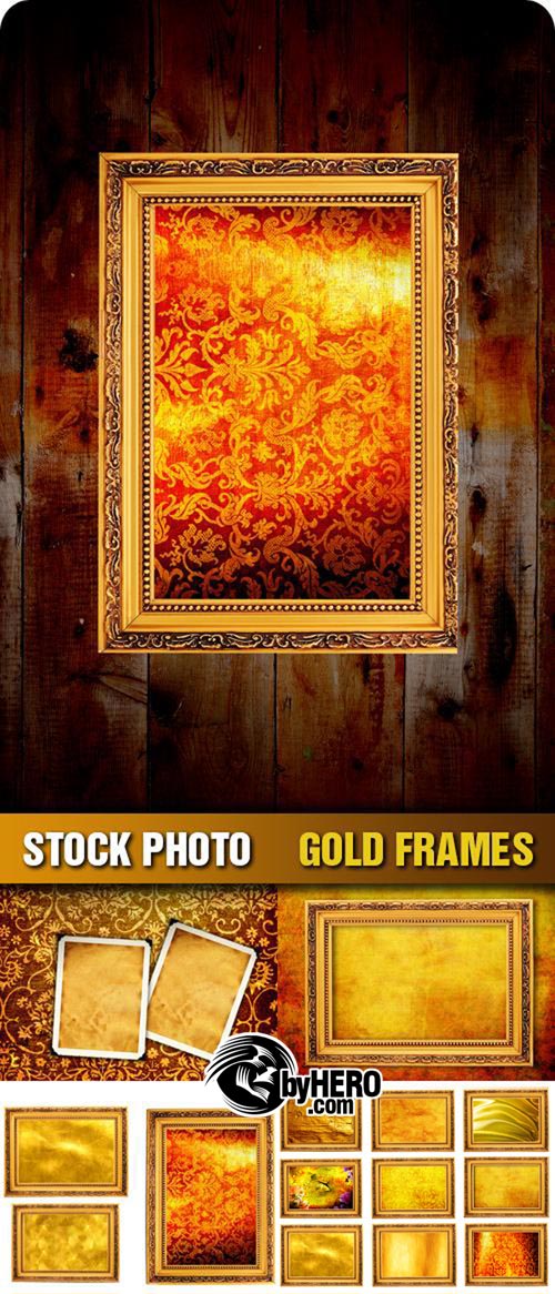 Shutterstock - Gold Frames 5xJPG