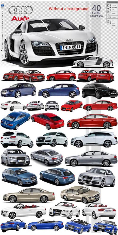 Cars without a background PSD